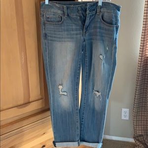 Distressed cropped demon